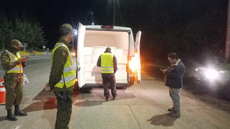 Los Ríos: En control carretero detectan 1,87 toneladas de merluza austral de origen ilegal