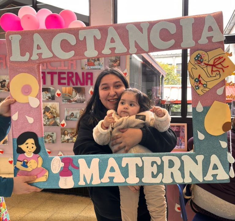 Hospital Base Valdivia conmemoró la Semana Mundial de la Lactancia Materna