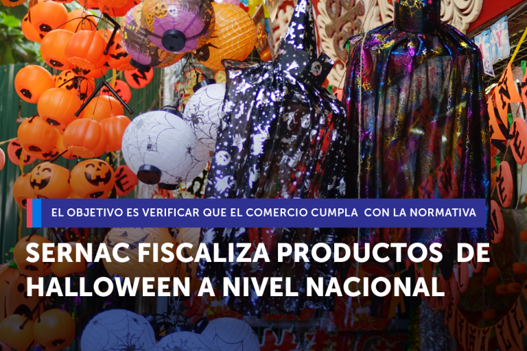 SERNAC FISCALIZA A LO LARGO DEL PAÍS LA VENTA DE PRODUCTOS UTILIZADOS EN FIESTAS DE HALLOWEEN
