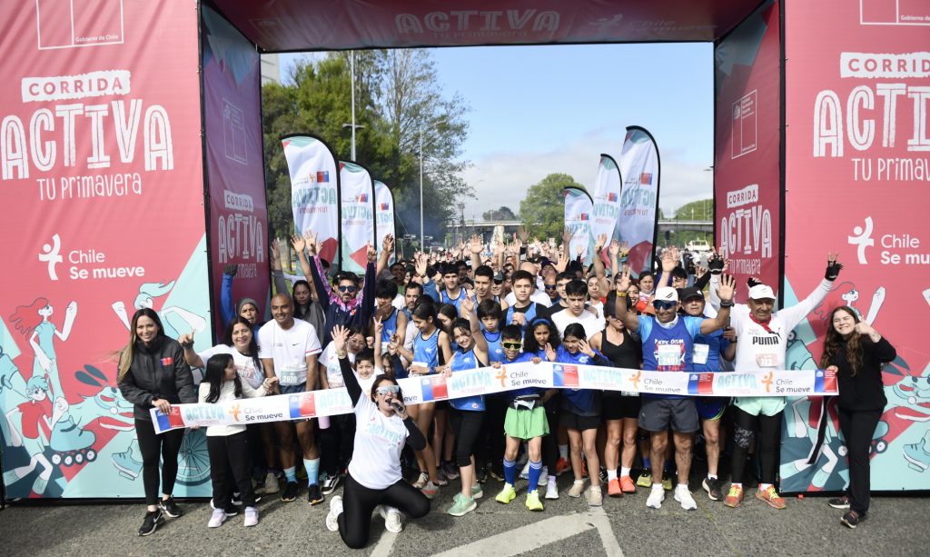 Dos mil personas activaron la primavera en corrida familiar del IND Los Ríos
