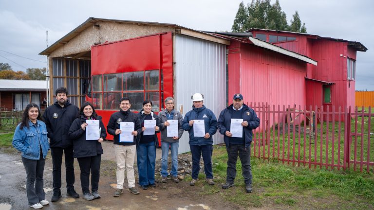 Inician reposición del cuartel de la Segunda Compañía de Bomberos de El Llolly